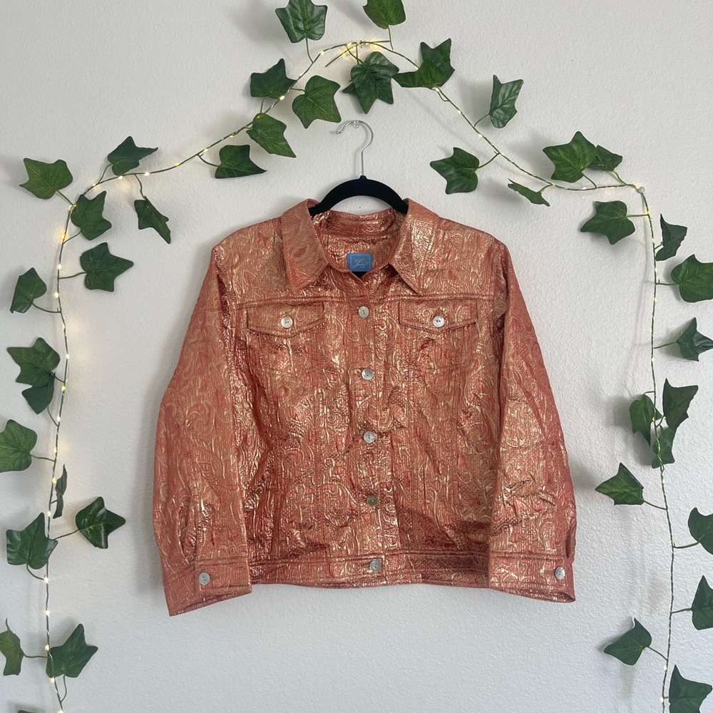 Pink and gold jacket